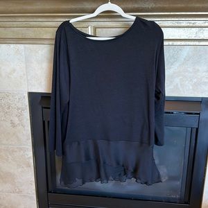 Soft Surroundings 1X black shirt